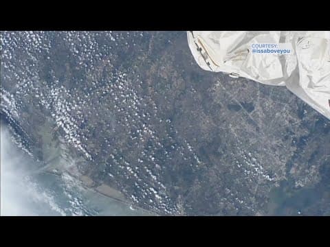 ISS shares video from flight over Houston