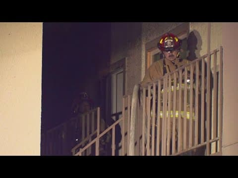 A Dallas firefighter is recovering from a back injury after fighting a fire