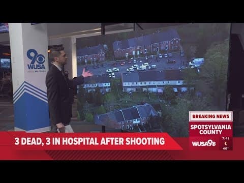 Timeline: 3 dead, 3 wounded in Spotsylvania County shooting