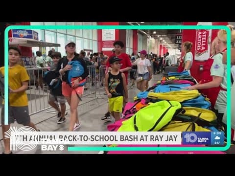 7th annual Back-to-School Bash kicks off at Raymond James Stadium