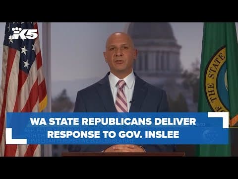 Washington state Republicans deliver response to Gov. Inslee's State of the State