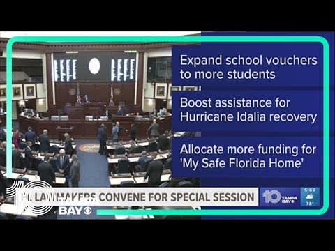 Florida lawmakers begin special session to express support for Israel, further sanction Iran