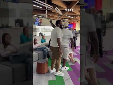 Cedric the Entertainer, Anthony Anderson crash KHOU 11 meeting #shorts