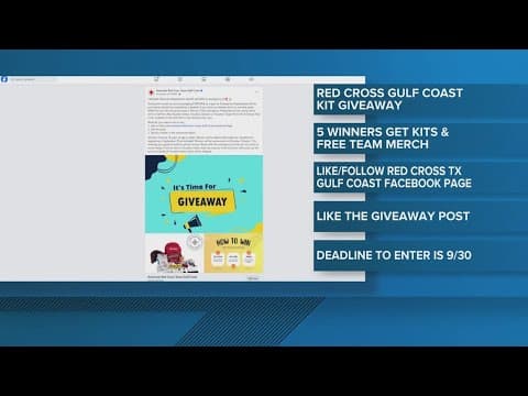 Red Cross giving away 5 deluxe emergency kits for National Preparedness Month