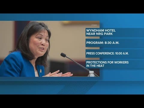 U.S. Secretary of Labor Julie Su in Houston to speak at Rep. Al Green's Labor Day Breakfast assembly