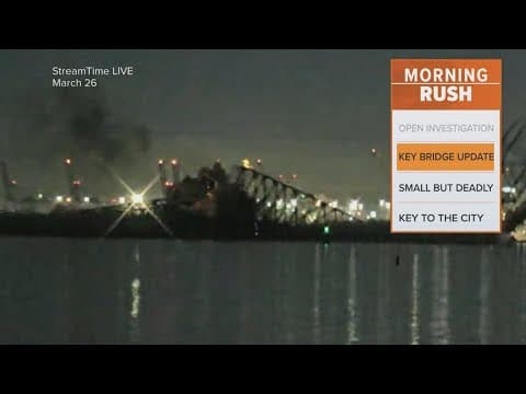 Baltimore's main shipping channel re-opened