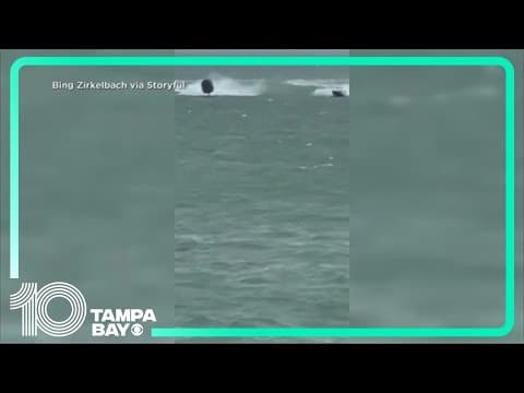 Wild weather causes rough seas and flips boats at Florida powerboating event