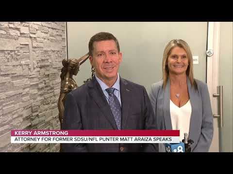 Former SDSU, NFL punter Matt Araiza's attorney speaks after San Diego D.A. declines charges
