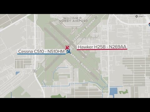 Flight operations resume at Hobby Airport after private plane collision