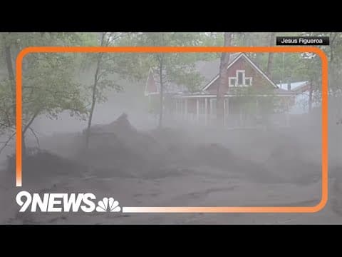 Flash flooding hits New Mexico city in burn scar area