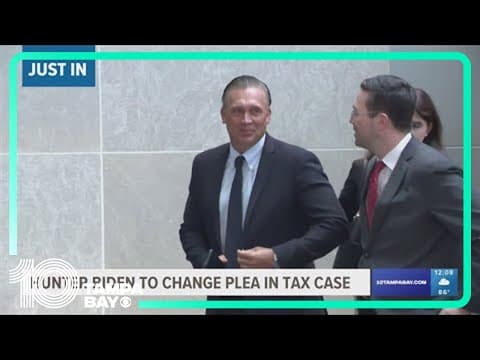 Hunter Biden intends to change not guilty plea in his federal tax case, defense attorney says