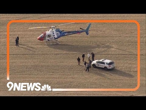 Medical helicopter makes emergency landing in Colorado field