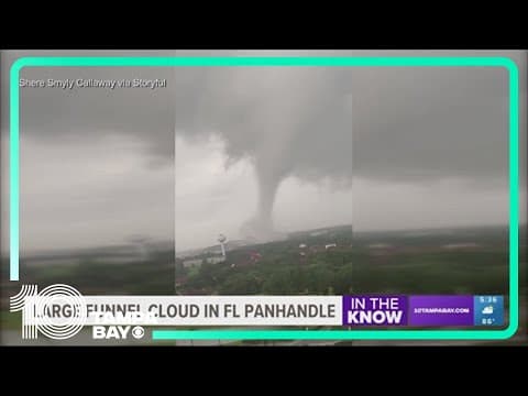 WATCH: Tornado spotted moving through Florida Panhandle