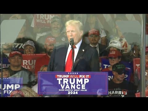 Donald Trump full speech at campaign rally in North Carolina