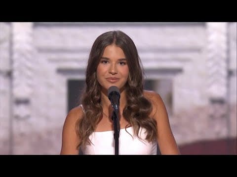 Trump's eldest granddaughter speaks at RNC and seeks to humanize the former president
