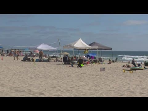 Crowds pack San Diego beaches for 4th of July holiday