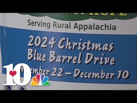 Mission of Hope's Blue Barrel Christmas collection drive is still going on