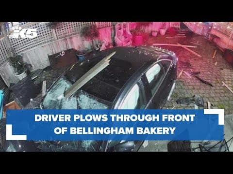 Driver plows through Bellingham bakery