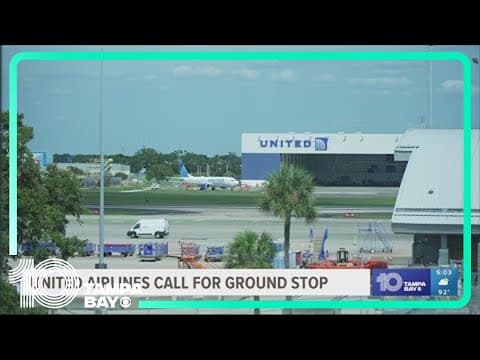 United Airlines says it fixed the technology problem that briefly held up all its departing flights