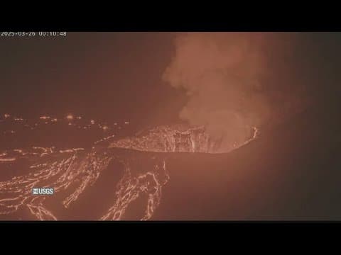Hawaii volcano begins erupting again