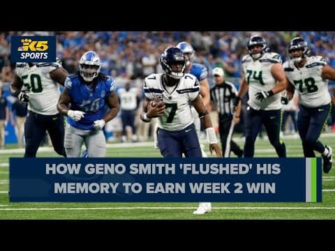 How Geno Smith's ability to 'flush' his memory paid off in overtime win over Lions