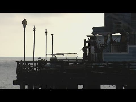 Oceanside Pier begins cleanup process with plans to rebuild