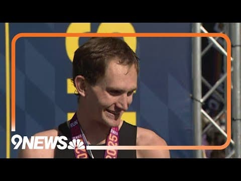 Steven Goldy wins the Colfax Marathon