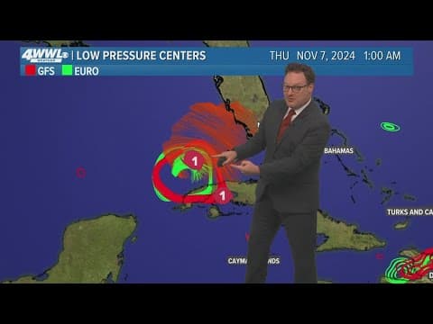 Hurricane Rafael forms in the western Caribbean