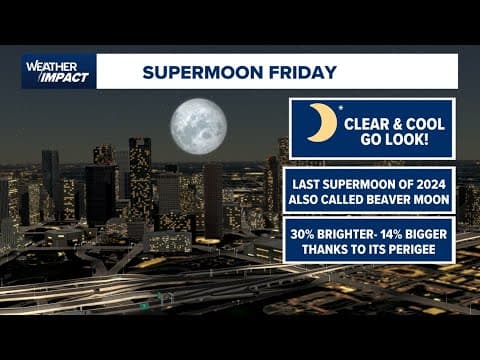 Final supermoon of 2024: Here's when to watch