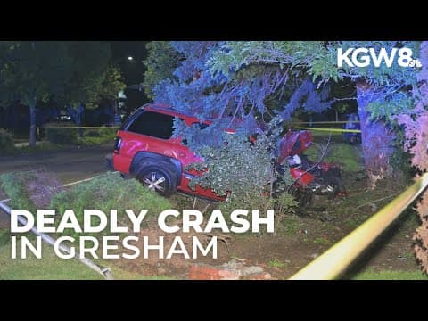 1 person killed in crash in Gresham