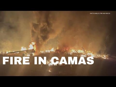 Camas firefighters contain blaze at a home under construction home, prevent spread
