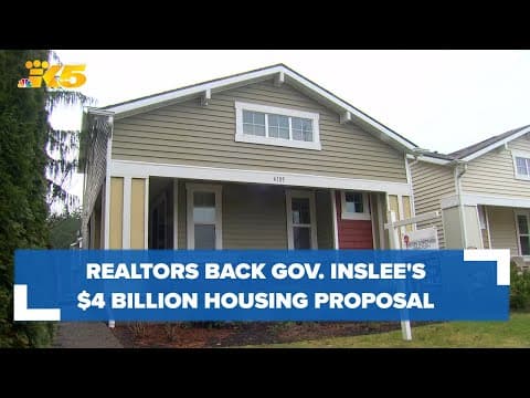 Realtors back Gov. Inslee's $4 billion housing proposal
