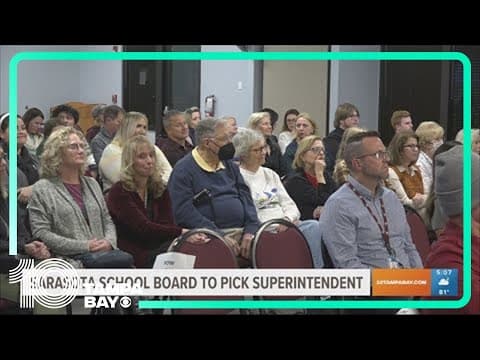 Sarasota County School Board to select new superintendent