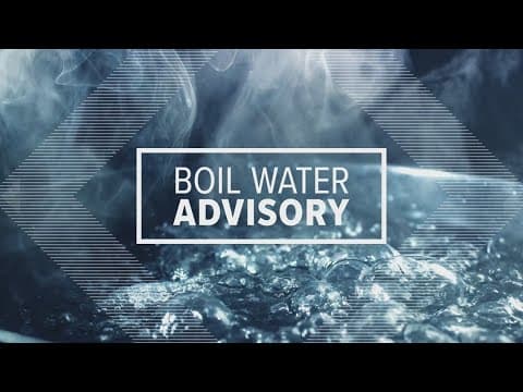Latest updates on local boil water advisories