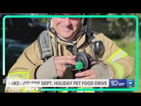 Lakeland Fire Dept. launches '7 Days of Giving' pet food drive