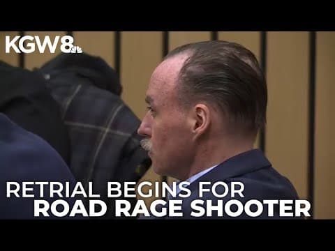 New trial begins for Uber driver in fatal road rage shooting in Portland