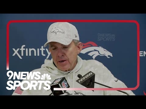 Sean Payton reacts after Broncos' game-winning field goal kick blocked vs. Chiefs