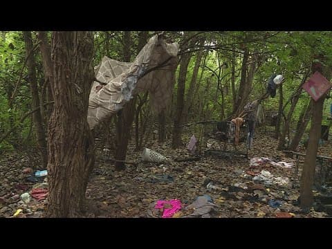 Renewed concerns about homeless encampment behind Walmart on Indy's far east side