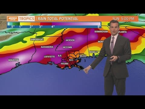 Starting the week off hot, rainy by the end of the week