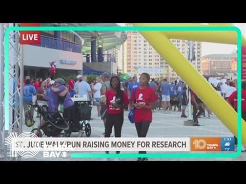Thousands walk and run to raise money for St. Jude in downtown Tampa