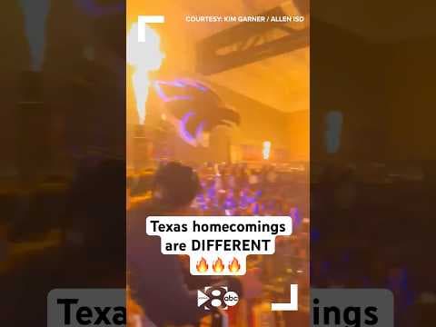 Texas’ Allen High School homecoming pep rally’s are DIFFERENT 🔥