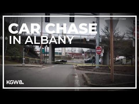Person shot in Albany after car chase with Oregon State troopers, Linn County deputies