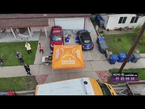 Feeding San Diego sets up first makeshift food pantry in Spring Valley neighborhood