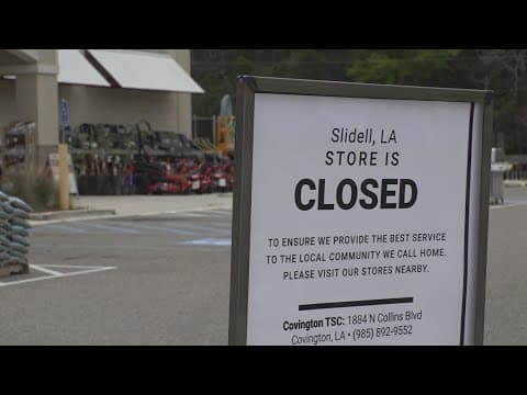 Slidell Tractor Supply currently closed citing 'structural issues'