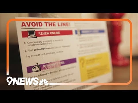 DMV sent out 38,000 vehicle registration renewal postcards with wrong totals