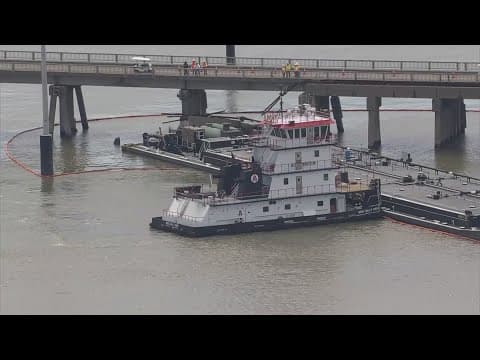 LIVE: Coast Guard gives updates on Pelican Island bridge damage