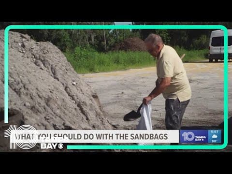 Indian Rocks Beach encourages re-using sandbags