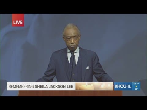 Rev. Al Sharpton on Congresswoman Sheila Jackson Lee: 'She wasn't scared'