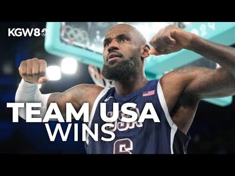 US men's basketball beats Brazil: Paris Olympic highlights