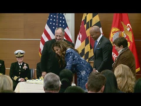 Maryland's first lady sponsors USNS Bethesda